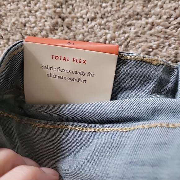 Cat & Jack Girls Sz 10 Medium Wash Skinny Jean Adjustable Waist Stretch NWT - Picture 8 of 9